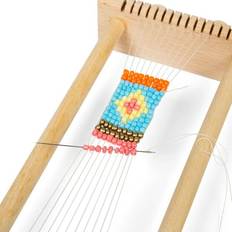 FSC (The Forest Stewardship Council) Perler Bigjigs Toys Bead Weaving Loom Kids Starter Kit