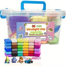Temu 36-Color Air Dry Clay Kit