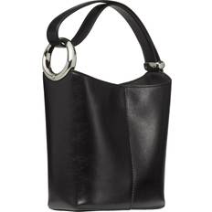 Dame Bucket Bags Kate Spade Halo Leather Mini Bucket Bag - Black