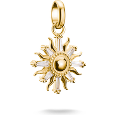 Thomas Sabo Gula Berlocker & Hängen Thomas Sabo CC Connect Sol Med Stenar Berlock Guld