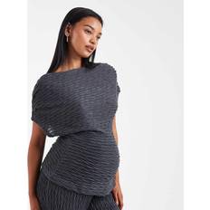 Vero Moda Maternity Asfaltgrå Offshoulder Top Jersey XXS