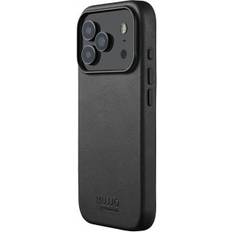 Mujjo Mobiltillbehör Mujjo Läderfodral för iPhone 17 Pro Svart