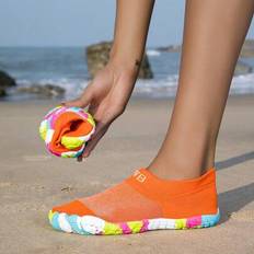 Orange Water Shoes Shein Barefoot Friendly Water Shoes Anti-Slip