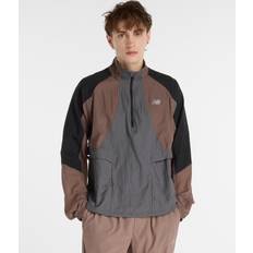 Grå - Polyamid Regnjakker & Regnslag New Balance Better Run Water Resistant Jacket - Brun/Grå/Sort