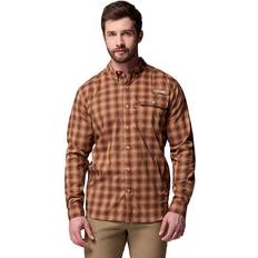 Hiking - Orange Shirts Columbia Sharptail Long Sleeve Yarn Dye Shirt - Orange