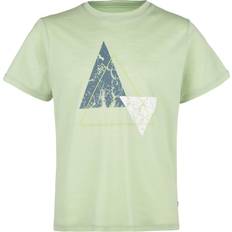 Merino Wool T-shirts Stoic Kids Merino 155 LaholmSt Print T-Shirt - Green