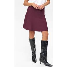 Nümph Tøj Nümph Nulillypilly Winetasting Skirt - Vinrød