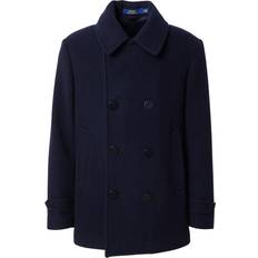 Polo Ralph Lauren Blue Coats Polo Ralph Lauren Mantel Mit Reverskragen Marine Grüe - Dunkelblau
