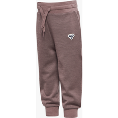 Polyamid Bukser Børnetøj Hummel HmlMini Wool Pants Bee Uld Bukser - Twilight Mauve