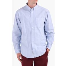Carhartt WIP Skjorter Carhartt WIP Cassel Striped Oxford Blue