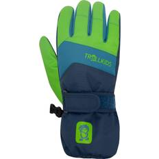 Grøn Regnvanter Trollkids Kid's Rauland Glove Handsker - Blå