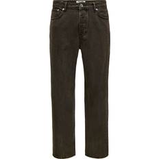Ventilerende Jeans Only & Sons Onsfade Mid Rise Loose Fit Jeans Brun