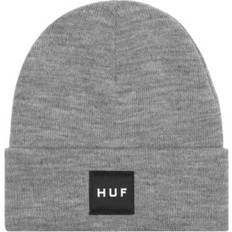 Box Logo Beanie Grey Heather Cuff - Grå