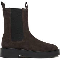 Calvin Klein Chelsea Boots Calvin Klein Suede Stacked Heel Chelsea Boots