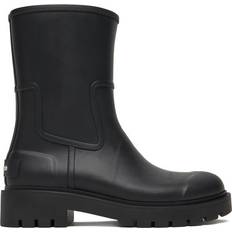 Dame - Plateau Gummistøvler Calvin Klein Jeans Gummistøvler Waterproof Flexible Lug Sole Rainboots - Black