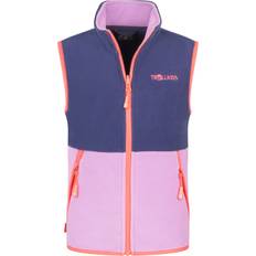 Drenge Polstrede veste Trollkids Kid's Kjerag Vest Fleecevest Børn - Pink