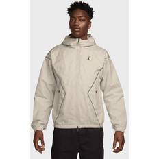 Jordan Brooklyn Hooded Draft Jacket - Light Orewood Brown/Black