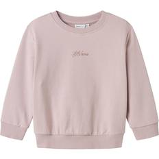 Pink Sweatshirts Børnetøj Name It Burnished Lilac Sweatshirt - Lysviolet