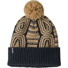 Patagonia Beige Huvudbonader Patagonia Powder Town Beanie Flow - Sunken Blue