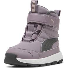 Puma Støvler Puma Evolve Toddlers Boots Shoes - Plum Jam/Shadow Gray