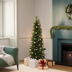 Charles Bentley 6ft Pre-Lit Faux Pencil 180cm Christmas Tree