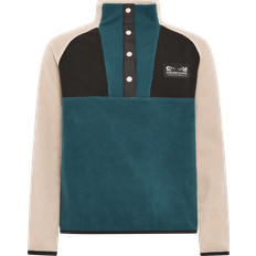 Knapper Fleecejakker Børnetøj Didriksons Yokto Fleecetrøje Half-Buttons 2 Fleecesweatere - Blå