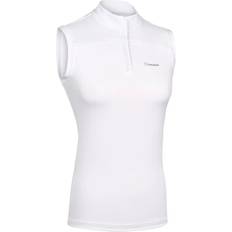 Sleeveless Riding Polo Shirt - Blanc