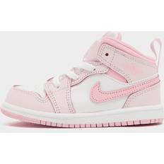 1 Mid Girls Toddler Trainers - White Pink