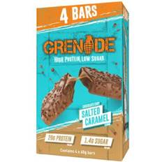 Grenade Food & Drinks Grenade Chocolate Chip Salted Caramel Protein Bars 4 x 60g