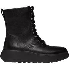 Fitflop Ankelboots Fitflop F-Mode Stitch Warm Tumbled Leather Ankle Boots - Black