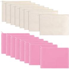 Multi Cosmetics Bag Zipper Canvas Pen Pencil Bag - Blank