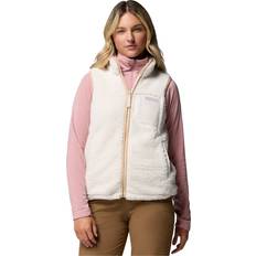 White - Women Vests Columbia West Bend II Fleece Vest - Chalk
