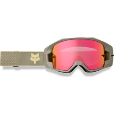 Motorcycle Goggles Fox Vivid MX Goggles Vivid Mirror Pink Lens - Pink Beige