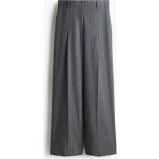 H&M Dress Pants - Gray Melange Pinstriped