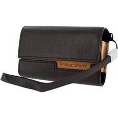 Black Tan Leather Folding Wallet Pouch Case