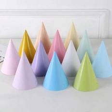 Birthdays Party Hats Shein 10pcs Pastel Party Hat Cute Cake Cone