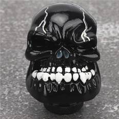 Gear Knobs Noir Skull Head Stick Manual Shift Knob 8mm 10mm