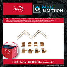 Vehicle Parts Toyota Brake Pad Fitting Kit Previa TCR1 2.4 Front
