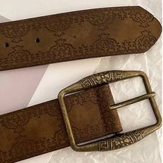 Florals Belts Shein Elegant Retro Brown Embossed Floral Ladies Belt - Halloween