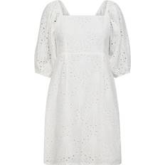Co'Couture Kjoler Co'Couture Nayacc Anglaise Knot Dress Kjoler - Hvid