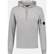 CP COMPANY Jumpers CP COMPANY Hooded Lens Light Fleece Sweatshirt - Grey