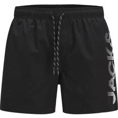 Jack & Jones Swimwear Jack & Jones Maui Logo Swim Short Plus Size Black