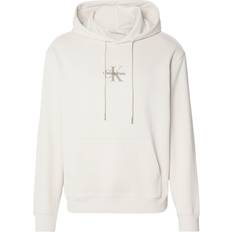 Calvin Klein Beige Overdele Calvin Klein Relaxed Monogram Hoodie Bomuld - Beige