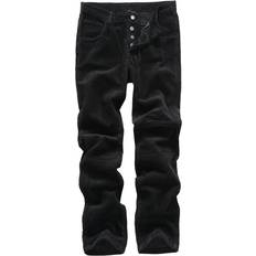 Bootcut - Herre Bukser & Shorts Forplay Leopold Stofbukser Herrer - Sort