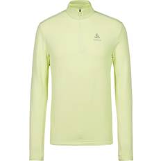 Golf - Herre Toppe svedundertøj Odlo Mid Layer 1/2 Zip Essential Thermal Løbeshirt - Grøn