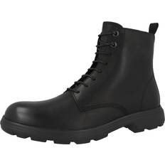 Geox Snørestøvler Geox Schnürstiefeletten Leder Für Herren - Schwarz