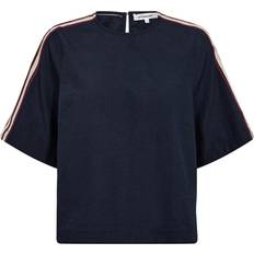 Cut-Out Overdele Co'Couture Minguscc Uld Sporty Bluse Med Striber - Navy