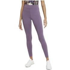 Nike Purple Tights & Stay-Ups Nike Sportswear Lettered Leggings Training Fitness Pants - Purple