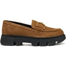 Dame - Genbrugsmaterialer Derby Geox Derbie Woman Vilde H - Marron