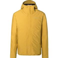 Elastan/Lycra/Spandex - Gul Regntøj Vaude Warm Rain Jacket II Cykeljakke Herrer - Gul